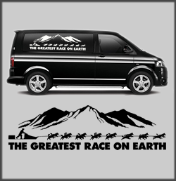 The Greatest Race Van Decal